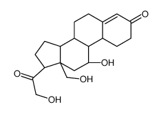 18-hydroxy-19-norcorticosterone结构式