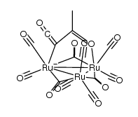 {Ru3(CO)7(μ-CO)3(μ2-η2-acylketenylidene)}(1-) Structure