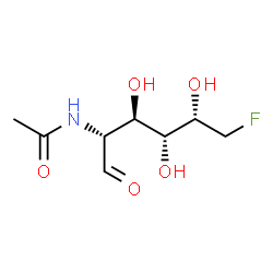 2-acetamido-2,6-dideoxy-6-fluorogalactose structure