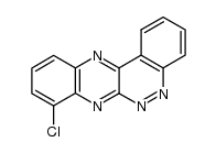 8-chloroquinoxalino[2,3-c]cinnoline结构式