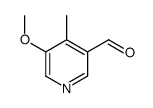 3-Pyridinecarboxaldehyde, 5-methoxy-4-methyl- (9CI) Structure
