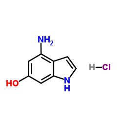 4-Amino-1H-indol-6-ol hydrochloride (1:1)结构式