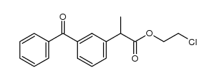 ketoprofen 2-chloroethyl ester结构式