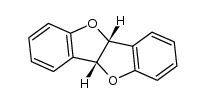 (4bR,9bR)-cis-4b,9b-dihydrobenzofuro[3,2-b]benzofuran Structure