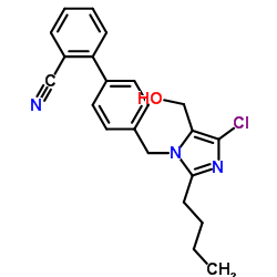 4'-[(2-Butyl-4-chloro-5-hydroxymethyl-1H-imidazol-1-yl)methyl]-1,1'-biphenyl-2-carbonitrile picture