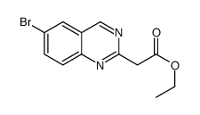 ethyl 2-(6-bromoquinazolin-2-yl)acetate Structure