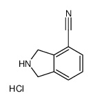 异吲哚啉-4-甲腈盐酸盐结构式