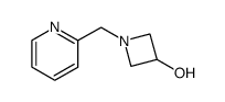 1-Pyridin-2-ylmethyl-azetidin-3-ol结构式