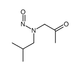 N-(2-methylpropyl)-N-(2-oxopropyl)nitrous amide Structure