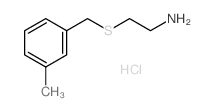 2-[(3-Methylbenzyl)sulfanyl]ethylamine hydrochloride结构式