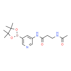 5-(3-Acetamidopropanamido)pyridine-3-boronic acid pinacol ester图片