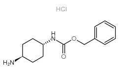 1-Cbz-氨基-4-氨基环己烷盐酸盐结构式