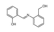 2-<<(2-hydroxyphenyl)methylene>imino>benzenemethanol Structure
