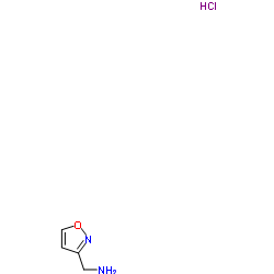 (1,2-恶唑-3-基)甲胺盐酸盐结构式