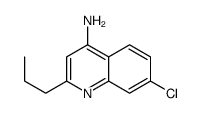 4-Amino-7-chloro-2-propylquinoline结构式