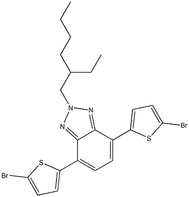 2-异辛基-4,7-双(5-溴噻吩-2-基)苯并[d][1,2,3]三氮唑图片