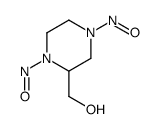2-Piperazinemethanol,1,4-dinitroso-(9CI) Structure