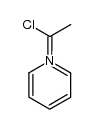 1-chloro-1-(pyridin-1-ium-1-yl)ethan-1-ide结构式