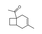 Ethanone, 1-(4-methylbicyclo[4.2.0]oct-3-en-1-yl)- (9CI) Structure