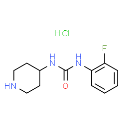 1-(2-Fluorophenyl)-3-(piperidin-4-yl)urea hydrochloride picture