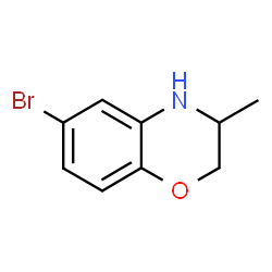 6-溴-3,4-二氢-3-甲基-2H-1,4-苯并噁嗪结构式