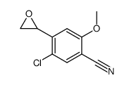 (2-chloro-4-cyano-5-methoxyphenyl)ethylene oxide Structure