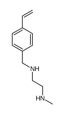4-[N-(Methylaminoethyl)aminomethyl]styrene structure