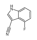 4-fluoro-1H-indole-3-carbonitrile structure