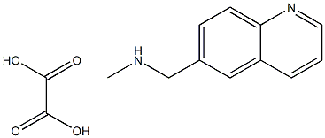 N-methyl quinolin-6-yl-methylamine oxalate Structure