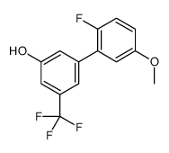 3-(2-fluoro-5-methoxyphenyl)-5-(trifluoromethyl)phenol结构式