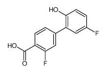 2-fluoro-4-(5-fluoro-2-hydroxyphenyl)benzoic acid结构式