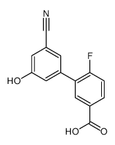 3-(3-cyano-5-hydroxyphenyl)-4-fluorobenzoic acid Structure