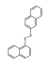 1,2-di-2-naphthalenyl disulfide结构式