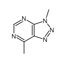 3H-1,2,3-Triazolo[4,5-d]pyrimidine, 3,7-dimethyl- (9CI) structure