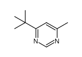 4-tert-butyl-6-methylpyrimidine结构式