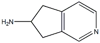 6,7-dihydro-5H-cyclopenta[c]pyridin-6-amine结构式