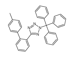 5-(4'-methyl-[1,1'-biphenyl]-2-yl)-2-trityl-2H-tetrazole structure