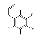 1-bromo-2,3,5,6-tetrafluoro-4-prop-2-enylbenzene Structure