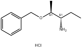 3-Pentanamine, 2-(phenylmethoxy)-, hydrochloride (1:1), (2S,3S)- structure