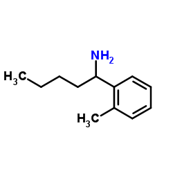 1-(2-Methylphenyl)-1-pentanamine结构式