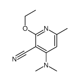 3-Pyridinecarbonitrile,4-(dimethylamino)-2-ethoxy-6-methyl-(9CI)结构式