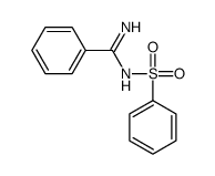 N'-(benzenesulfonyl)benzenecarboximidamide结构式