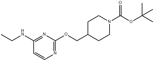 4-(4-EthylaMino-pyriMidin-2-yloxyMethyl)-piperidine-1-carboxylic acid tert-butyl ester picture