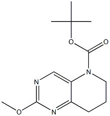 Tert-Butyl 2-Methoxy-7,8-Dihydropyrido[3,2-D]Pyrimidine-5(6H)-Carboxylate Structure