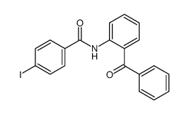 N-(2-benzoylphenyl)-4-iodobenzamide Structure