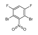 2,4-dibromo-1,5-difluoro-3-nitrobenzene Structure
