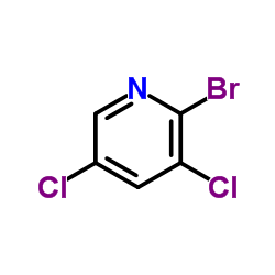2-Bromo-3,5-dichloropyridine structure