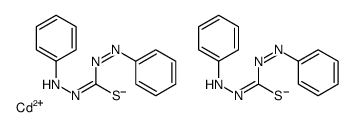 N'-anilino-N-phenyliminocarbamimidothioate,cadmium(2+)结构式