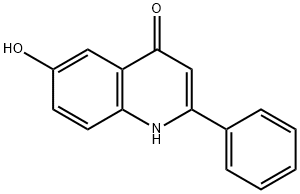 6-Hydroxy-2-phenyl-4(1H)-quinolinone结构式