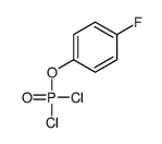 1-dichlorophosphoryloxy-4-fluorobenzene Structure